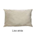 Ver imagem 5 de Kit 2 Capas para Almofada Drapeada em Veludo Retangular Bege