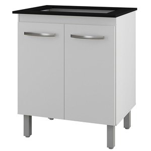 Balcao para Cooktop 4 Bocas Jade Branco Mobbs