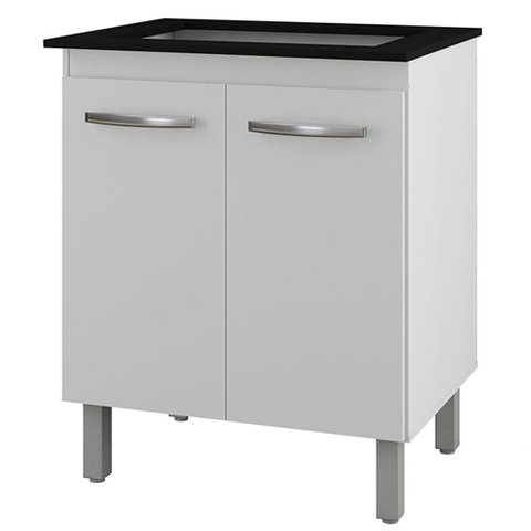 Balcao para Cooktop 4 Bocas Jade Branco Mobbs