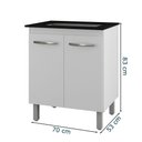 Ver imagem 3 de Balcao para Cooktop 4 Bocas Jade Branco Mobbs