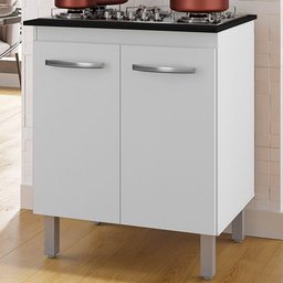 Balcao para Cooktop 4 Bocas Jade Branco Mobbs - 4