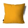 Kit com 4 Almofadas Decorativas Amarelo Ocre Flores Poá 60x60cm - 3
