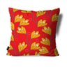 Kit com 4 Almofadas Decorativas Amarelo Ocre Flores Poá 60x60cm - 2