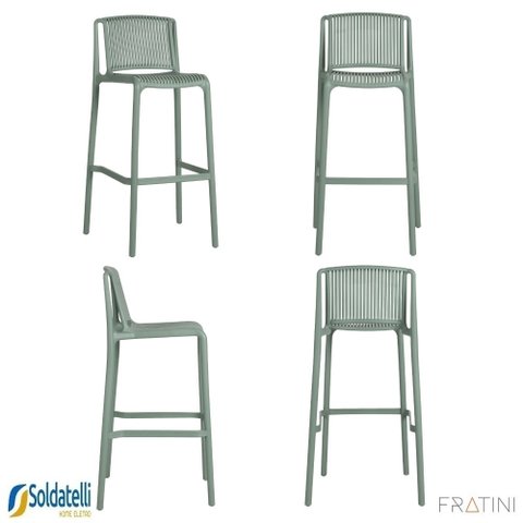 Kit 4 Banquetas Floripa Várias Cores - Fratini