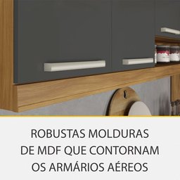 Cozinha Modulada Burguesa Premium 07 Peças em Mdf Nesher - 2