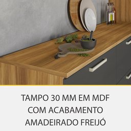 Cozinha Modulada Burguesa Premium 07 Peças em Mdf Nesher - 4