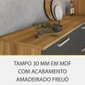 Cozinha Modulada Burguesa Premium 07 Peças em Mdf Nesher - 4