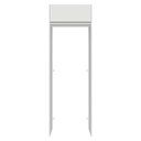 Ver imagem 6 de Porta-geladeira 73 Cm 1 Porta Basculante Branco Glamy Madesa