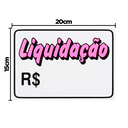 Ver imagem 4 de Combo 3 Placas De Sinalização Liquidação 20X15 Acesso - P-23 F9e