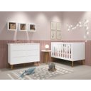 Ver imagem 1 de Jogo de Quarto para Bebê Théo New Branco Fosco com Madeira - Reller
