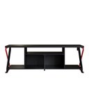 Ver imagem 6 de Rack Gamer para Tv até 60" com Led Rgb P1033 Vermelho/preto