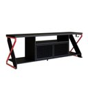 Ver imagem 1 de Rack Gamer para Tv até 60" com Led Rgb P1033 Vermelho/preto