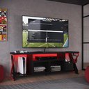 Ver imagem 2 de Rack Gamer para Tv até 60" com Led Rgb P1033 Vermelho/preto