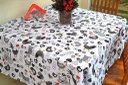 Ver imagem 1 de Toalha de Mesa Oxford - Galinhas Arte & Tear Redonda - 1,50 M