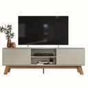 Ver imagem 2 de Rack Estante Dubai 180cm Tv até 70 Polegadas Multifuncional Retro Peternella Móveis