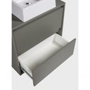 Ver imagem 2 de Gabinete para Banheiro com Cuba 60cm MDF Verde Dubai - On Móveis