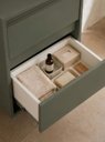Ver imagem 4 de Gabinete para Banheiro com Cuba 60cm MDF Verde Dubai - On Móveis