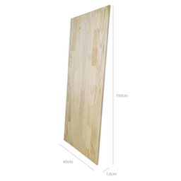 Painel de Madeira de Pinus Verticalize 1,8x60x150 Cubomob - Natural - 3
