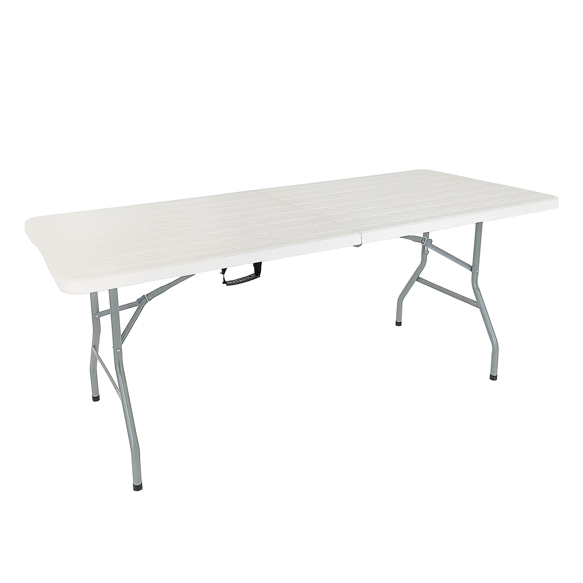 Mesa Dobrável Vira Maleta com Alça 1.80m Tampa Tipo Madeira ...