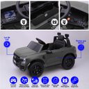 Ver imagem 5 de Carro Elétrico Infantil Ford Ranger Cinza 12v com Controle Remoto Luz de Led e Volante com Sons de C