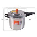 Ver imagem 2 de Panela De Pressão 10 Litros Com Cabo Baquelite e Travas de Segurança - Eirilar