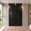 Ver imagem 1 de Painel Ripado para TV - 2700x1800x25 mm - Preto