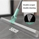 Ver imagem 3 de Rodo de Silicone P/ Limpeza de Piso Vidros C/ Gancho Secos e Molhados  (RODO 50cm - CABO 1,20cm)