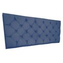 Ver imagem 3 de Painel Capitonê King 195cm Jade Suede Slk Decor Cabeceira Jade Azul Royal