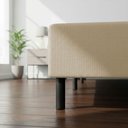 Ver imagem 5 de Base Cama Box Solteiro 188x88 Suede Bege