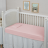 Kit Par de Fronhas Berço Bebê 01 Peça 200 Fios Algodão Extra Macio:rose - 2