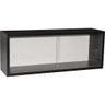 Nicho 60 Portas de Correr Vidro Preto Evolukit - 1