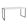 Mesa para Computador Escritório Pé de Ferro Diretor 120cm - Branco - 6