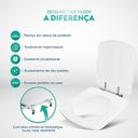 Ver imagem 4 de Assento Sanitário Poliester Lirio Decorado Golfinho e Conchas para Vaso Fiori