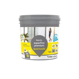 Rejunte Superfino Premium 2Kg Cinza Ártico - Quartzito