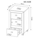 Ver imagem 7 de Kit Escritório Completo Com Mesa em L Armário e Gaveteiro Cor: Branco