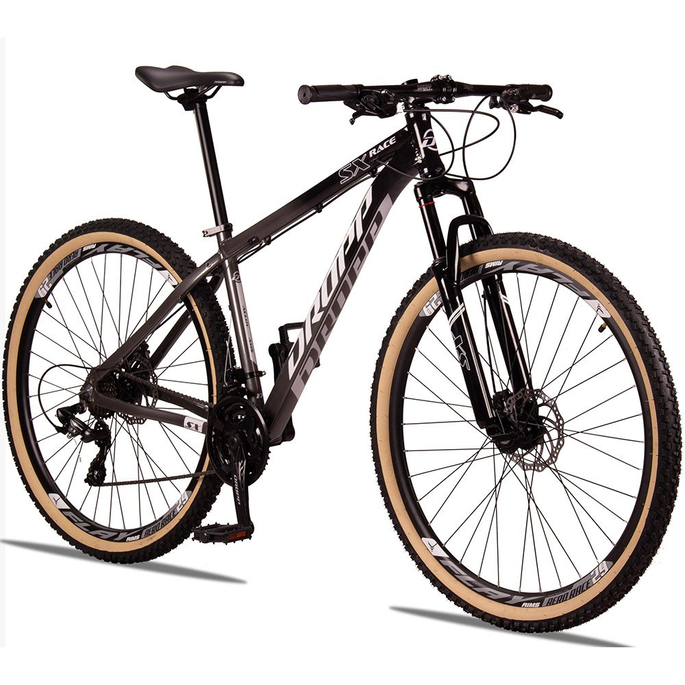 Bicicleta SX Race Aro 29 Quadro Alumínio 24 Marchas Shimano Freio a Disco Mecânico Dropp