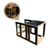 Torre Aprendizagem Montessori Cadeirão Mdf Cor Preto Seguro - 1