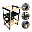 Ver imagem 6 de Torre Aprendizagem Montessori Cadeirão Mdf Cor Preto Seguro