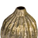 Ver imagem 2 de Vaso Decorativo em Metal Dourado 35cm 22009 Mart