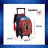 Kit Mochila de Rodinha Homem Aranha+estojo+lancheira Escolar:unica - 5