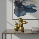 Ver mais imagens de Estatueta de Cachorro de Balão Dourado
