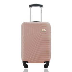 Mala de Bordo Viagem 10kg Rodas 360º Rígida Abs Cadeado Segredo Gladiador A7mb:rose Gold