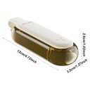 Ver imagem 4 de Porta Remedio Comprimido Pilula Capsula Estojo Compartimento Divisoria Bolsa Mala Viagem Portatil Re