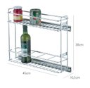 Ver imagem 2 de Porta Garrafas e Latas Condimentos Embutido Aço Schmitt 45cm