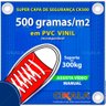 Capa de Segurança para Piscina 3.5x3.5 Metros CK500 Micras c/ Ilhós de PVC + Pinos em Alumínio - 2