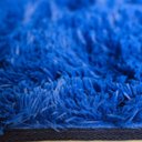 Ver imagem 3 de Tapete Felpudo Azul Royal 1,00Mx1,50M - Pelo Alto - Costa Oro