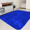 Ver imagem 1 de Tapete Felpudo Azul Royal 1,00Mx1,50M - Pelo Alto - Costa Oro