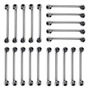 Ver imagem 2 de Barra de Apoio Aço Inox 40cm Kit 20 Unidades Suporte Idoso Gestante Acessibilidade Cadeirante Banhei