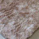 Ver imagem 2 de Tapete Felpudo Bege Mesclado 1,00Mx1,50M - Pelo Alto - Costa Oro