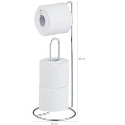 Suporte Porta Papel Higiênico Papeleira De Chão Banheiro - 2